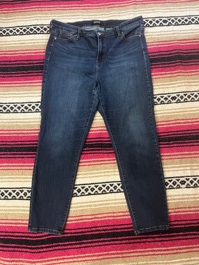 Buffalo David Bitton Dark Blue High-Rise Skinny Blue Jeans style: MOLLIE